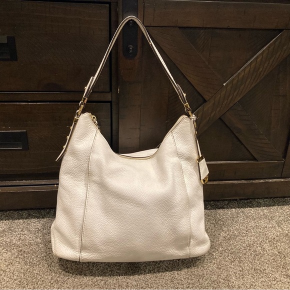Michael Kors Handbags - Michael Kors Bowery Large Hobo/Tote Bag in Optic White